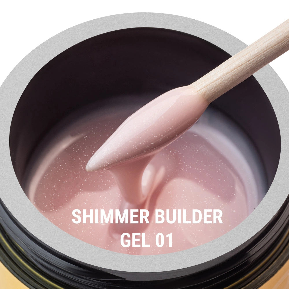 Гел за изграждане KUPIUVITI Shimmer Builder Gel №01, 30 мл
