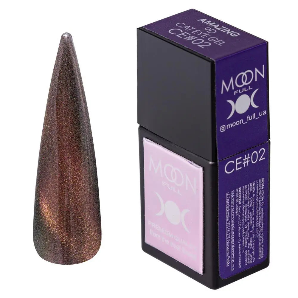 Гел лак MOON FULL 9D CAT EYE 02 12мл