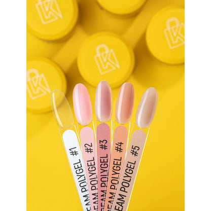 Полигел KUPIUVITI Cream Polygel №01, 30 мл(прозрачен)