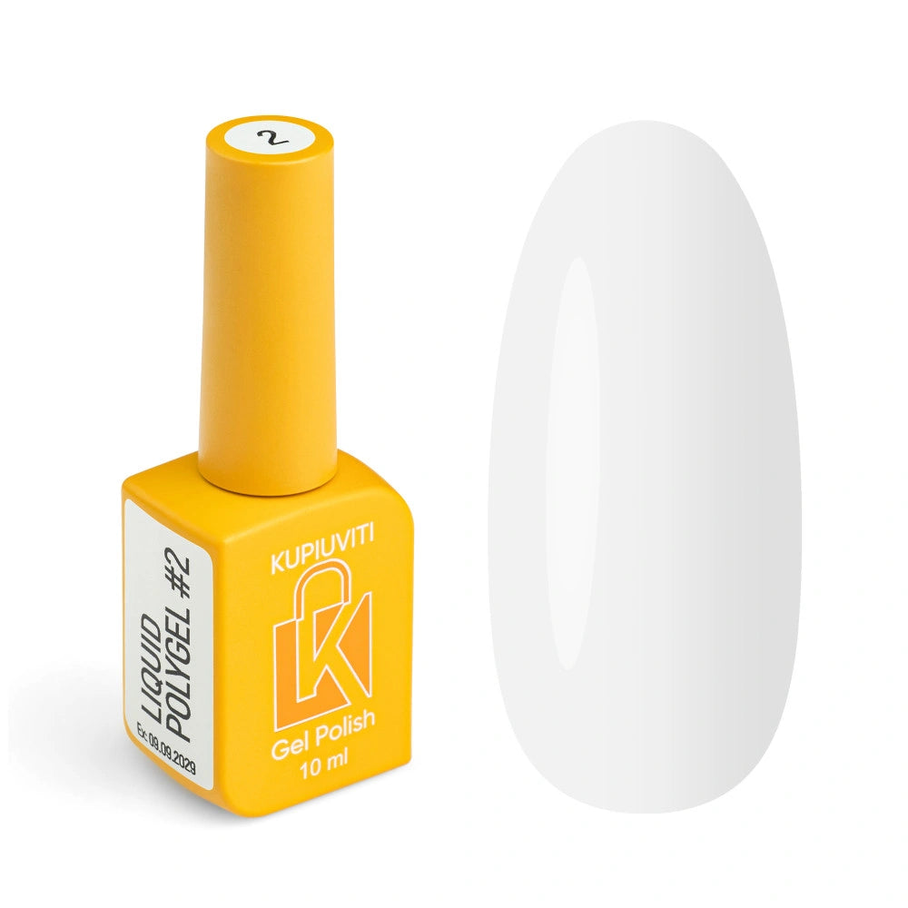Течен полигел KUPIUVITI Liquid Polygel №002, 10 мл