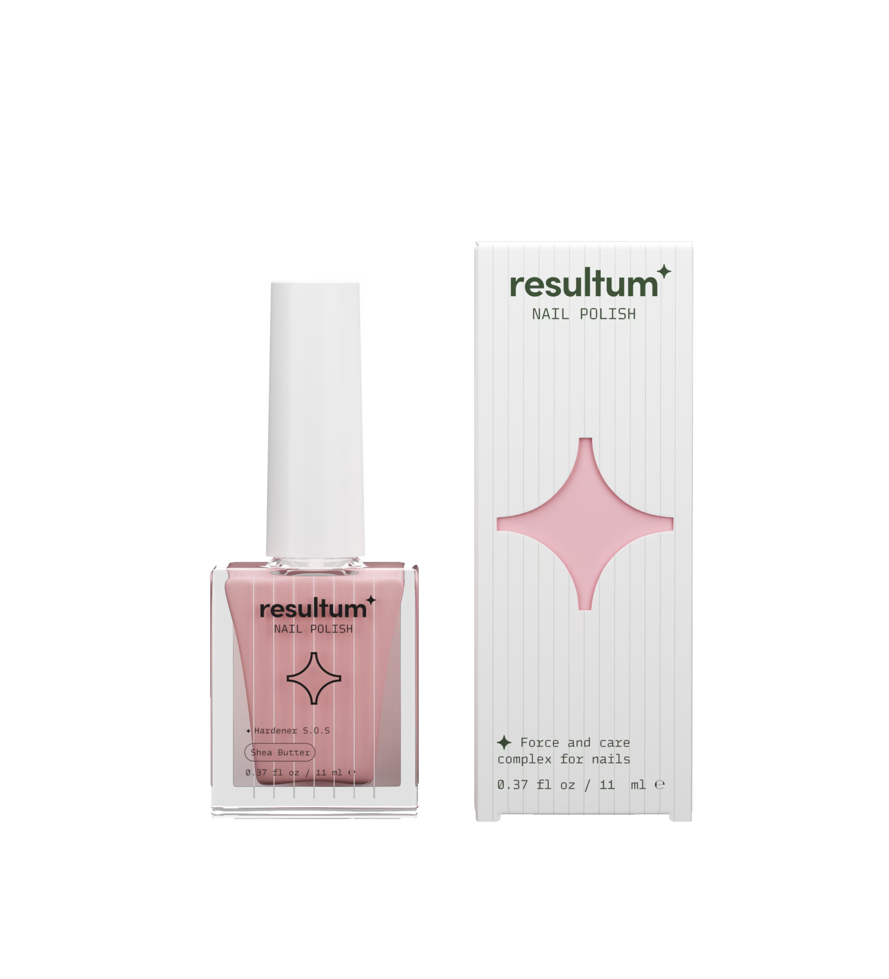 Nail Polish Hardener S.O.S + Shea Butter – укрепващ лак за нокти с масло от ший