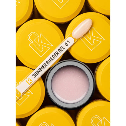 Гел за изграждане KUPIUVITI Shimmer Builder Gel №01, 30 мл