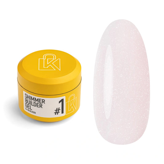 Гел за изграждане KUPIUVITI Shimmer Builder Gel №01, 30 мл