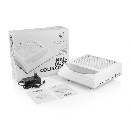 Прахоуловител за маникюр Bucos Cyclone V2 WHITE с HEPA филтър 100W